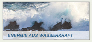 Energie aus Wasserkraft